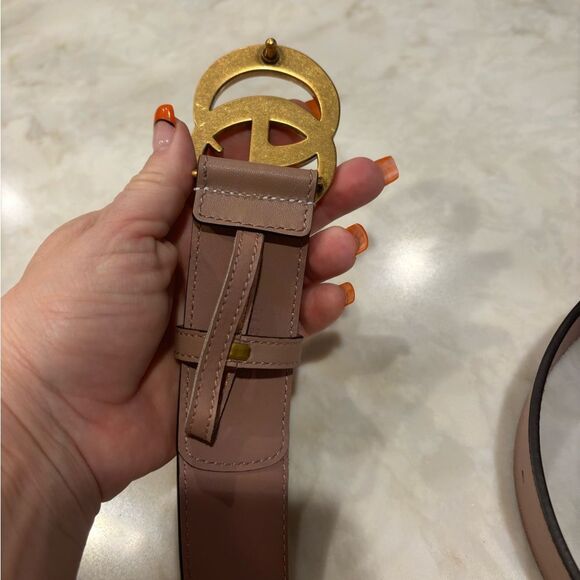 Gucci Marmont dusty rose tan belt size 95/38 - Picture 7 of 11